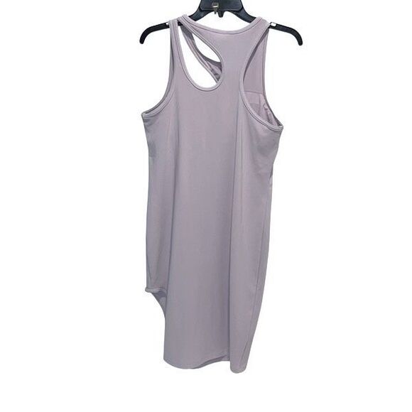 Zella Interlude Rib Cutout Bodycon Dress in Lilac Purple size Large - Picture 5 of 9